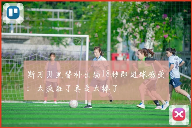 斯万贝里替补出场18秒即进球感受：太疯狂了真是太棒了